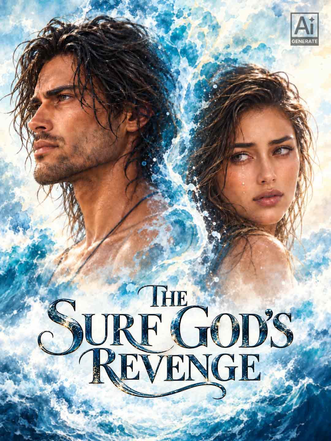 Official poster of Surf God's Revenge, as shown on ReelShort