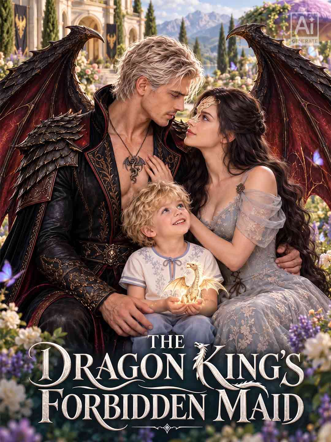 Official poster of The Dragon King's Forbidden Maid, as shown on ReelShort