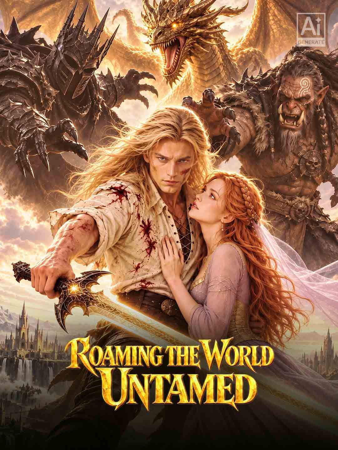 Official poster of Roaming the World Untamed, as shown on ReelShort