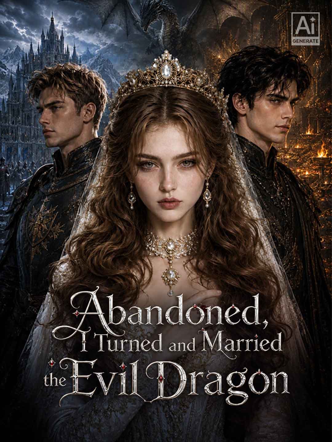 Official poster of Abandoned, I Turned and Married the Evil Dragon, as shown on ReelShort