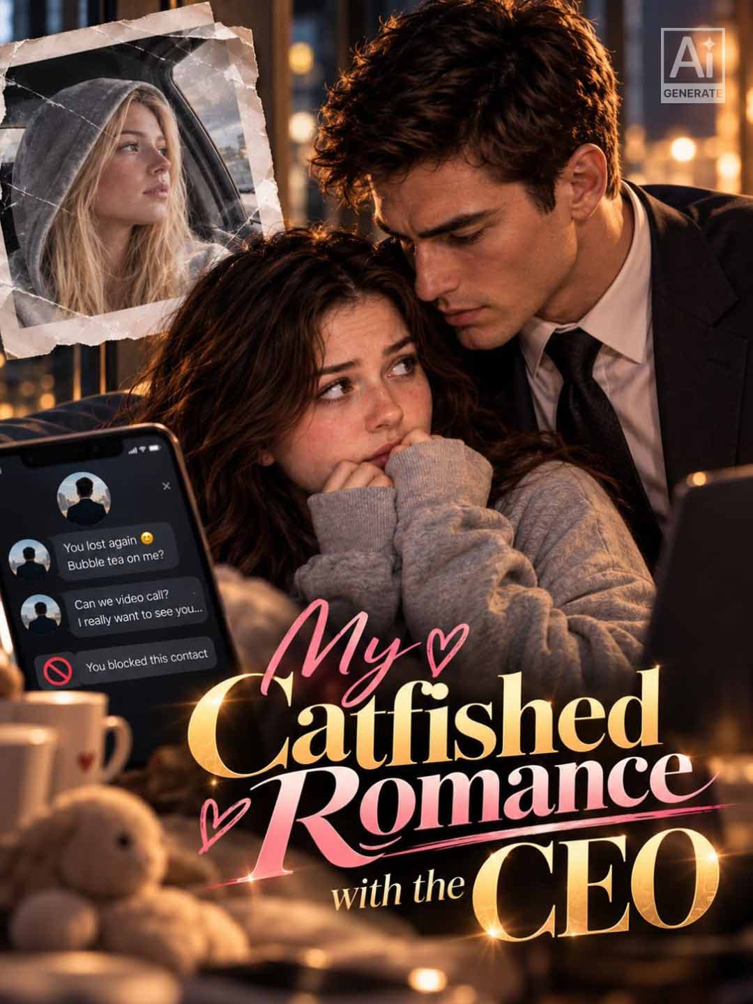 Official poster of My Catfished Romance with the CEO, as shown on ReelShort