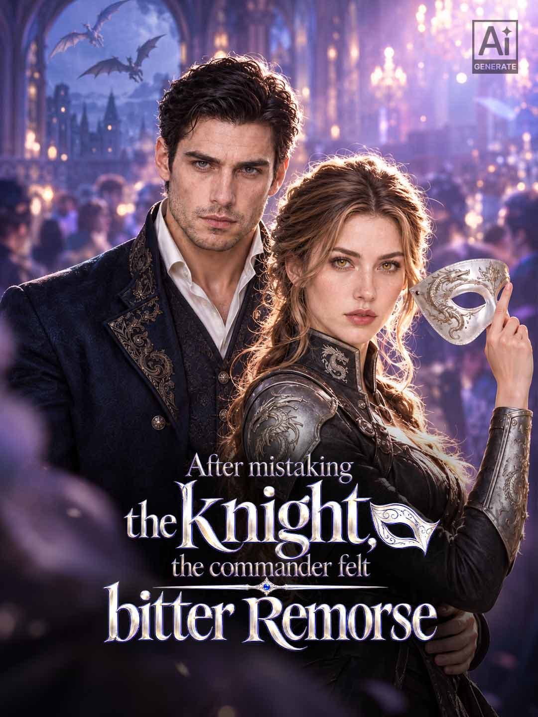 Official poster of After Mistaking the Knight, the Commander Felt Bitter Remorse, as shown on ReelShort