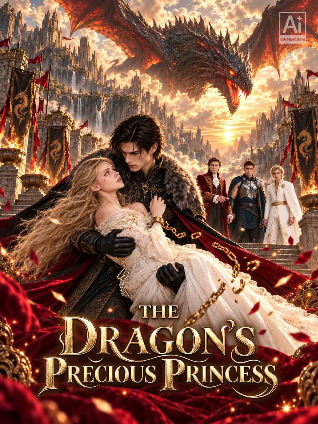 Official poster of The Dragon's Precious Princess, as shown on ReelShort